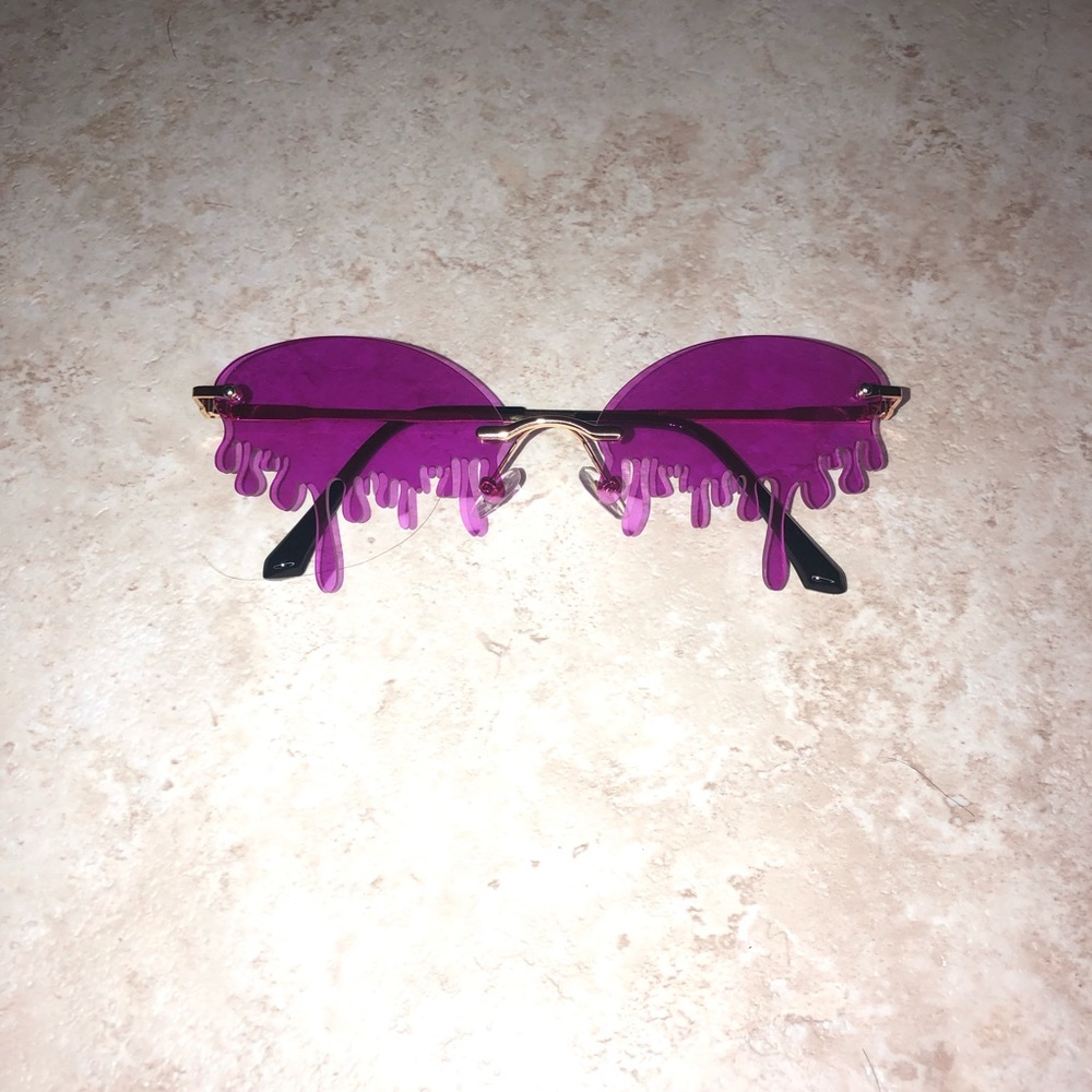Purple Drip Sunglasses